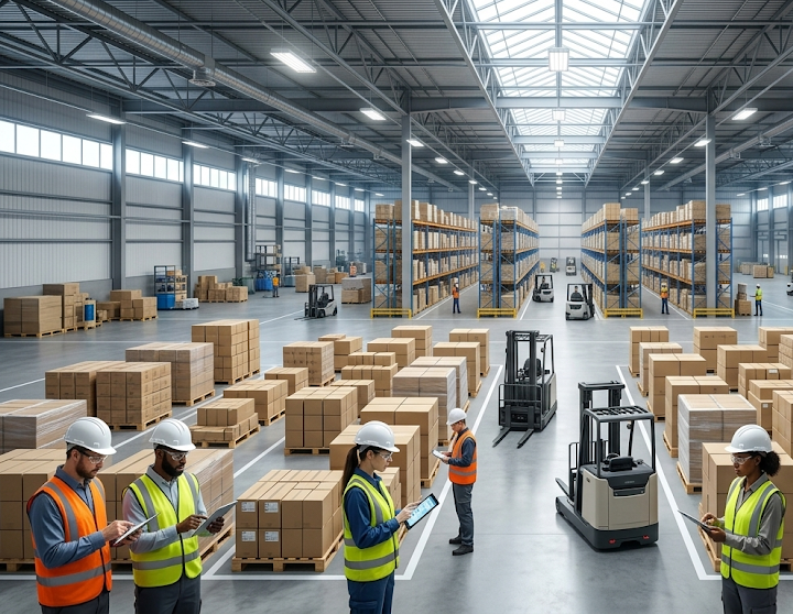 GTA industrial warehouse in Mississauga storing re-shored buffer inventory ahead of the July 2026 CUSMA review