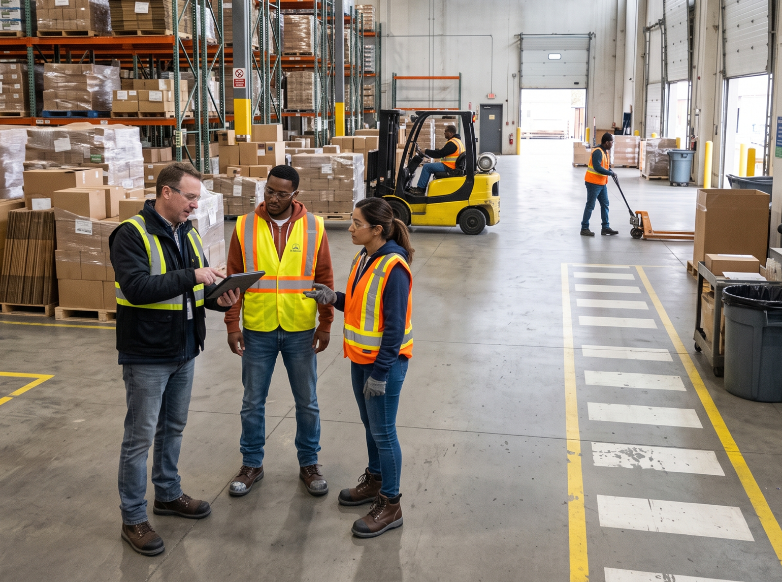 GTA warehouse manager in Mississauga planning permanent and temporary staffing levels during Canada–U.S. tariff uncertainty